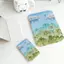phong cả cả núiGương Mini Xách Tay Gấp Gọn Da PU Nhiều Màu Pastel Phù Hợp Du Lịch