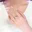Một thế giới| Thanh Lịch Cubic Zirconia Hoa Chim Mở Nhẫn Nữ Tiệc Cưới Trang Sức