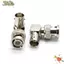NOTE1 BNC Đầu nối góc phải, Đầu nối nam BNC hình chữ L góc 90 độ, Jack nữ chất lượng cao Chất liệu đồng thau Bộ chuyển đổi đồng trục BNC RF mạ niken