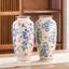 Bình Sứ Xanh Trắng Để Trang Trí Phòng Khách Hiện Đại Tối Giản Bình Hoa Gốm Sứ Trang Trí Nội Thất Nhà Bàn Trung Tâm Phong Cách Châu Á Bình Trang Trí