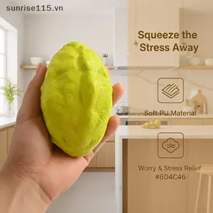 SRVN Bánh mì thực tế Phục hồi chậm Đồ chơi bóp mềm Giảm căng thẳng Fidget Prop để trang trí nội thất Quà tặng ủng hộ bữa tiệc.