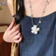 Thiết kế chống phai màu cá tính thời trang, vòng cổ hoa nữ cao cấp