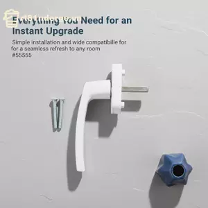 GE Inward Tilt Window Handle Phần cứng thay thế hợp kim nhôm cường độ cao cho UPVC Casement Window Trang trí nhà mới VN