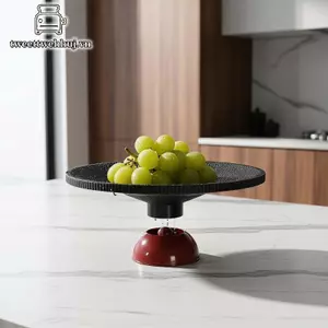 Tweeduj Khay đựng trái cây bệt tối giản có họa tiết chống trượt Đế ổn định Thanh lịch Quà tặng tại nhà để tân gia Sử dụng nhà bếp VN