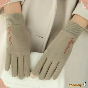 Găng Tay Màn Hình Cảm Ứng CHEESELY, Găng Tay Mùa Đông Màn Hình Có Thể Cảm Ứng Ấm Áp, Găng Tay Full Ngón Tay Thể Thao Ngoài Trời