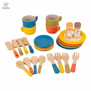 Tiệc trà Bộ đồ chơi nhà bếp Đồ chơi giáo dục sớm Mô hình cảnh thu nhỏ Montessori
