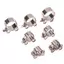 Thép không gỉ 304 Kẹp ống mạnh mẽ Ống xả Nước không khí Niêm phong bền bỉ Dụng cụ hàn sửa chữa sức mạnh mạnh mẽ