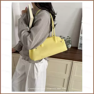 SQ11 2026 Túi đeo vai PU trong suốt Túi Tote đi lại dung tích lớn đa năng sành điệu