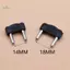 10 Cái 14mm 18mm Pitch Connecto Plug RCA Audio Video Terminal Blo Banana Plug 3mm Kim Ngắn Mạch Cắm mới