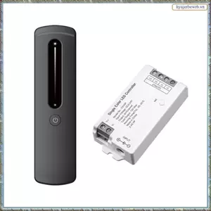 Bộ điều khiển điều chỉnh độ sáng LED điện áp thấp một màu 5-24V với thanh trượt cảm ứng siêu mỏng 2,4 GHz