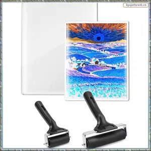 Tấm in gel A5 (5 "X7") Không lão hóa & bong bóng, Tấm gel tái sử dụng để in một bản - để làm thẻ, nhật ký