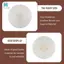 6 Chiếc Dù Giấy 60Cm Đi Biển Ô Trắng DIY Ô Đạo Cụ Chụp Ảnh Cho Bé Tắm Tiệc Cưới