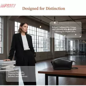Ví đeo tay tối giản đa năng HFSHY dành cho nữ Túi cầm tay nhỏ màu trơn cho mọi dịp VN