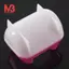 Lồng cát nhỏ màu trắng hồng Phòng tắm thú cưng 10 x 7 x 7cm