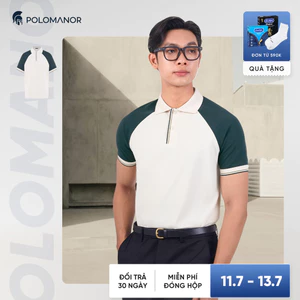 Áo polo nam cao cấp WIND, chất liệu mới CVC Diamond, thanh lịch sang trọng - POLOMANOR