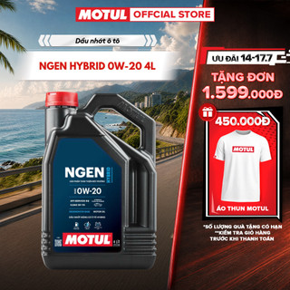 Dầu Nhớt Động Cơ Ô Tô Hybrid MOTUL NGEN HYBRID 0W-20 4L