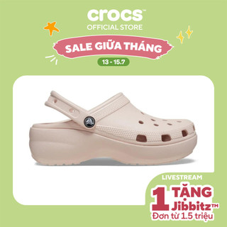 Giày Clog Nữ Crocs Classic Platform - Quartz - 206750-6UR