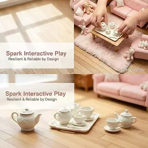 Điện Thu Nhỏ Cảnh Trang Trí Bộ Dụng Cụ Gia Đình Không Chứa BPA An Toàn Cho Trẻ Tập Đi Chơi Đồ Chơi Trang Trí Màn Hình Nhà.