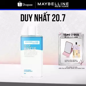Nước tẩy trang mắt và môi Maybelline New York Eye & Lip Makeup Remover 150ml