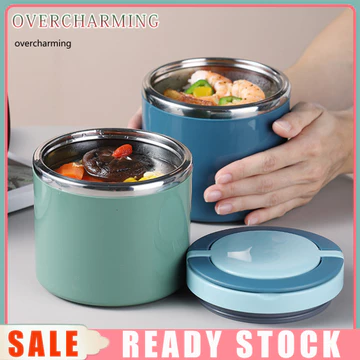 Bình giữ nhiệt thực phẩm Hộp đựng thực phẩm du lịch 630 / 1000ml Bình đựng thực phẩm cách nhiệt chân không bằng thép không gỉ Hộp đựng súp giữ nhiệt chống rò rỉ Hộp cơm trưa cho trường du lịch dã ngoạ