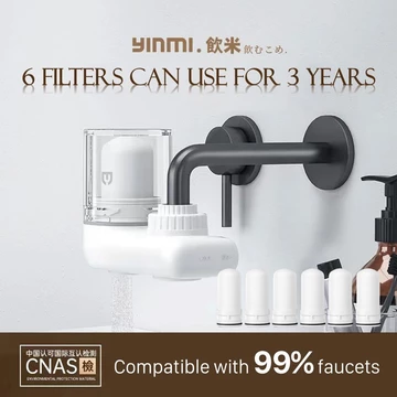 Vòi lọc nước YINMI Bộ lọc vòi Bộ lọc có thể giặt được Bộ lọc nước Bộ lọc vòi lọc