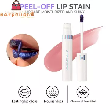 BARPELLON Lip Stain Tint, Hình xăm lột da lâu trôi bằng kim loại, Son môi chống thấm nước chống thấm nước Chăm sóc môi