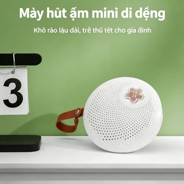 Máy hút ẩm mini treo tái sử dụng, máy hút ẩm tủ quần áo, tủ giày, vali du lịch chống ẩm