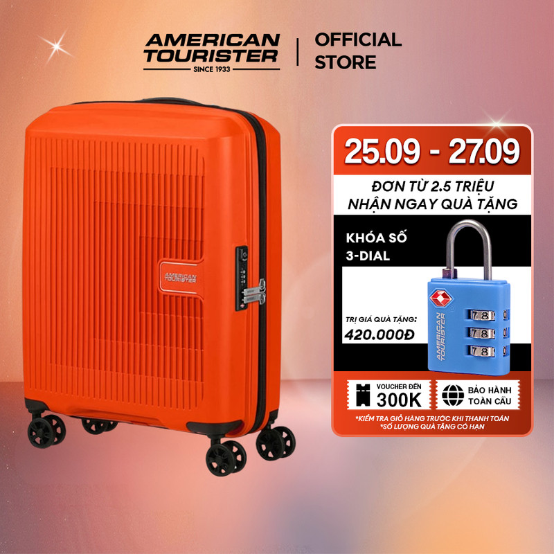 Vali kéo Aerostep Spinner EXP TSA American Tourister - Mỹ