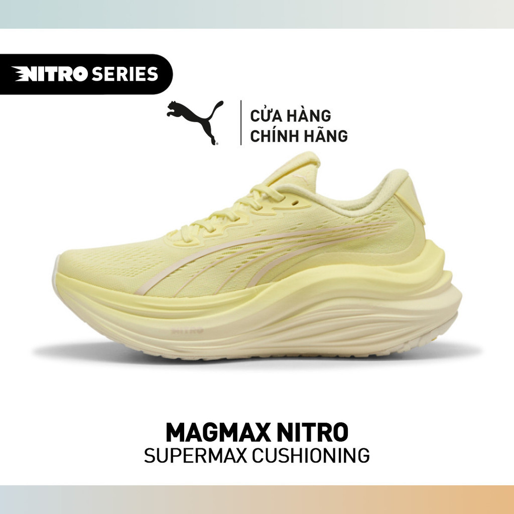 Giày Chạy Bộ PUMA Nữ MagMax NITRO Wns Gold Moon Màu Vàng