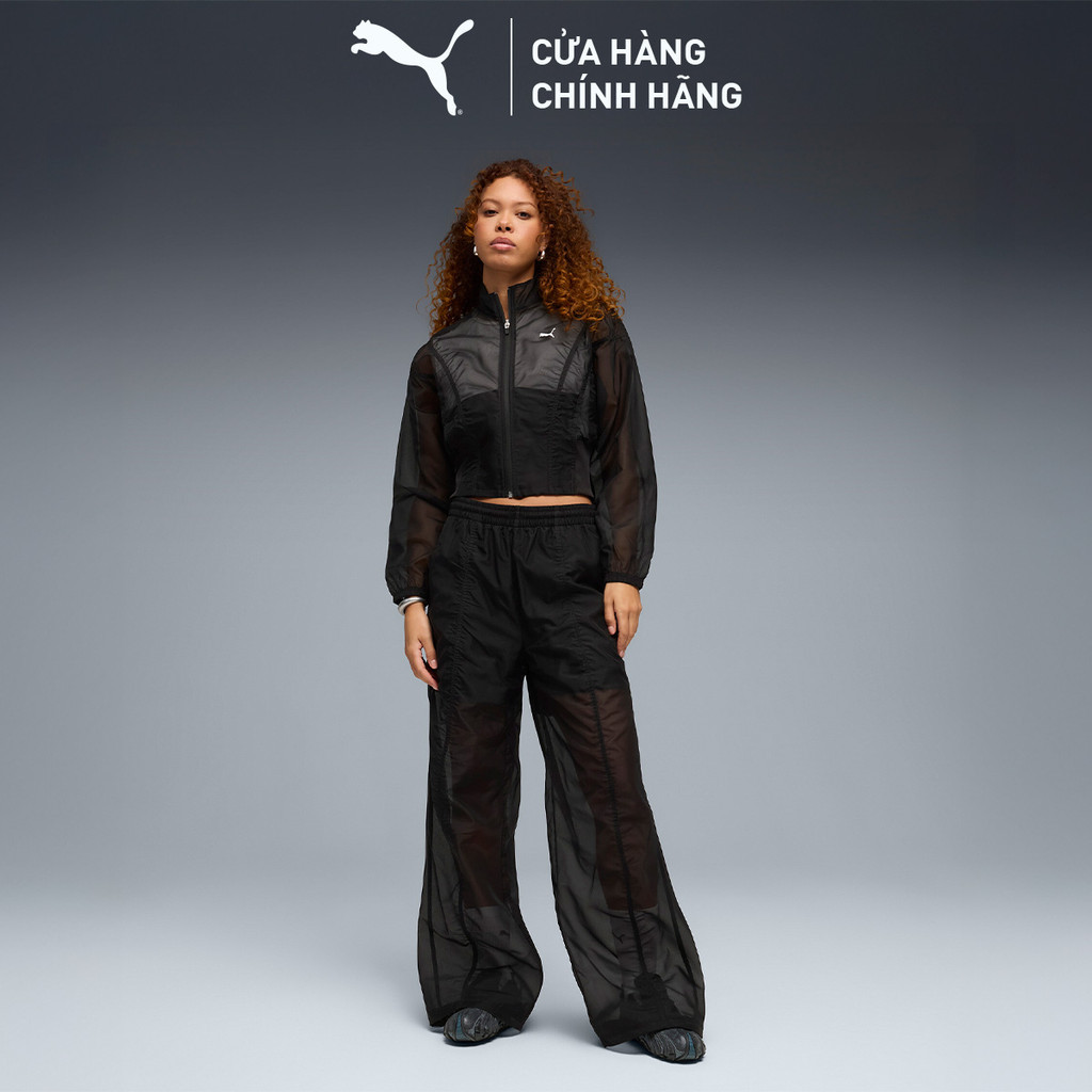 Quần Dài Thời Trang PUMA Nữ DARE TO Woven Pants Black Màu Đen