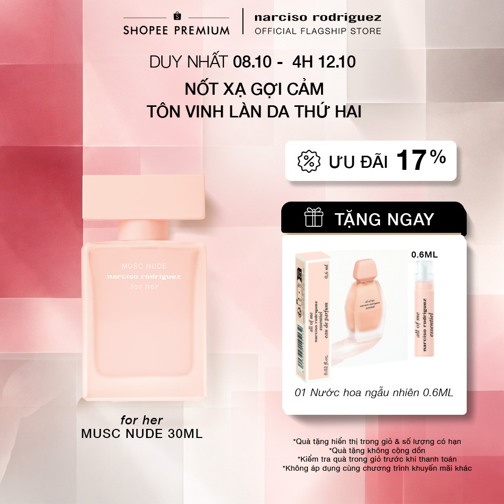 Nước hoa nữ Narciso Rodriguez Musc Nude EDP 30ml