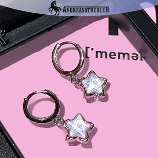 Onetimingfine Gothic Dễ Thương Giấc Mơ Cổ Tích Ánh Trăng Đá Ngôi Sao Mặt Dây Chuyền Bông Tai Cho Egirl Y2K EMO 2000s Bông Tai Kẹp Goth Vintage Phụ Kiện Trang Sức VN