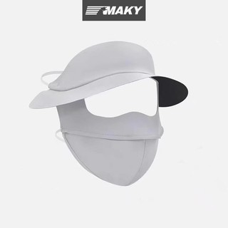 Newwellknownepic Mask Traceless Women Facekini có vành Ice Silk Chống tia cực tím Mùa hè thoáng khí Vỏ mỏng toàn mặt VN