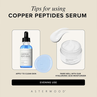 Asterwood Copper Peptides Serum for Face - Tightening, Repairing 29ml