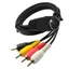 Btsg Cáp kết nối âm thanh DIN 5Pin sang đực được bảo vệ mạnh mẽ cho tiếng ồn Truyền dễ dàng
