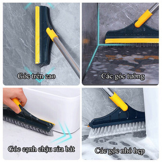 Chổi cọ sàn nhà tắm đa năng kèm chức năng gạt nước