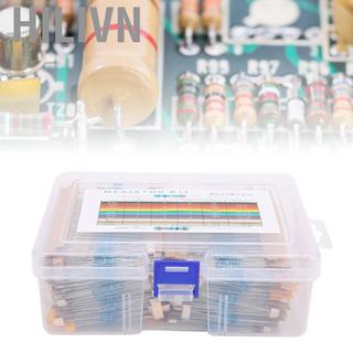 Hilivn Bộ điện trở màng kim loại cho linh kiện điện tử 2600PCS 1/4W ĐIỆN TRỞ Độ bền cao và thiết thực