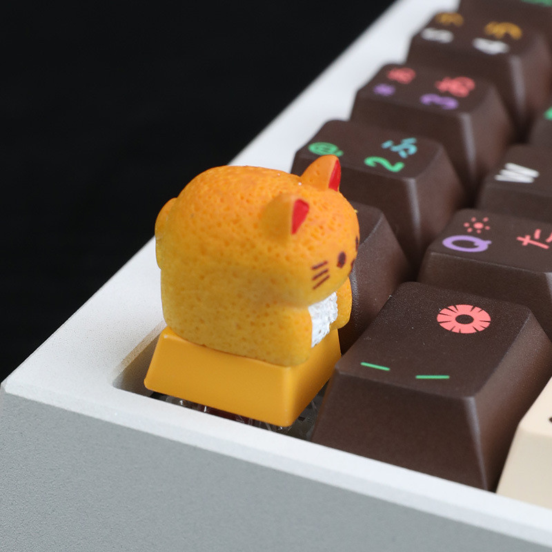 Keycap Mèo Con Bánh Mì Nướng | KCAP - World of keycaps