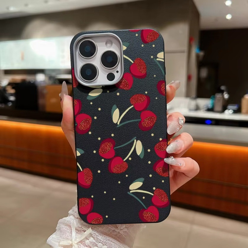 Ốp Điện Thoại Anh Đào Lớn Dễ Thương Cho Honor X6C X8C X9C X5B Plus 400 200 Pro 70 90 400 200 Lite 90 200 Smart Magic 4 5 6 7 Lite Bao Da Họa Tiết