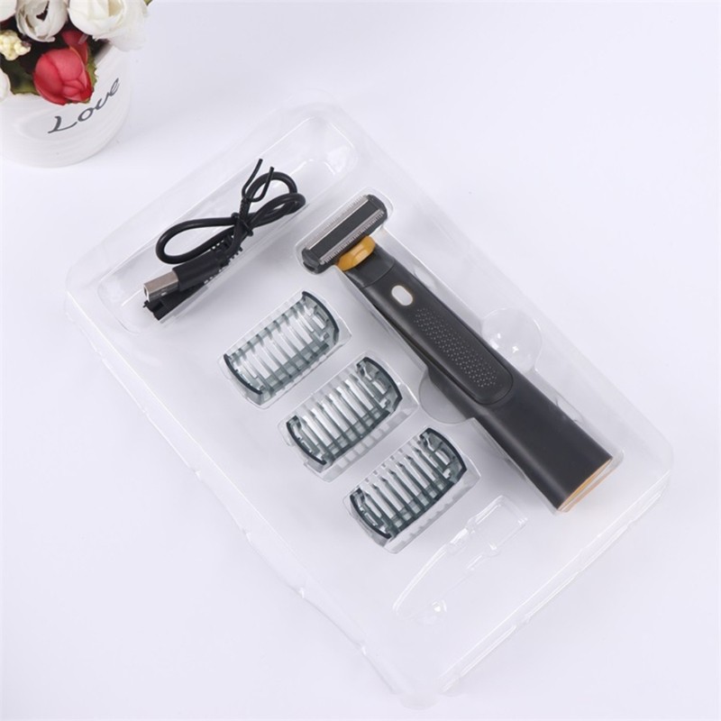 Bapara Nam Công Cụ Tông Đơ Điện 5 Trong 1 Đính Kèm IPX6 Chống Nước Thiết Kế Tự Động Điện Áp Sử Dụng Toàn Cầu Bảo Vệ Da Tec