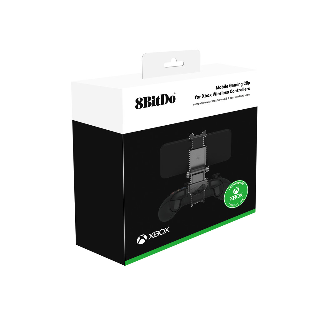 Giá đỡ điện thoại di động 8BitDo Kẹp trò chơi cho Xbox & Xbox Elite, Pro 2, SN30 Pro, Ultimate 2 Bộ điều khiển không dây Tay cầm chơi Game