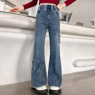 ThờI Trang Bé GáI QuầN Jean ốNg Loe BướM MớI ThờI Trang Dễ PhốI Phù HợP VớI Bé GáI QuầN Jean Bé GáI