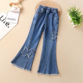 ThờI Trang Bé GáI QuầN Jean ốNg Loe BướM MớI ThờI Trang Dễ PhốI Phù HợP VớI Bé GáI QuầN Jean Bé GáI