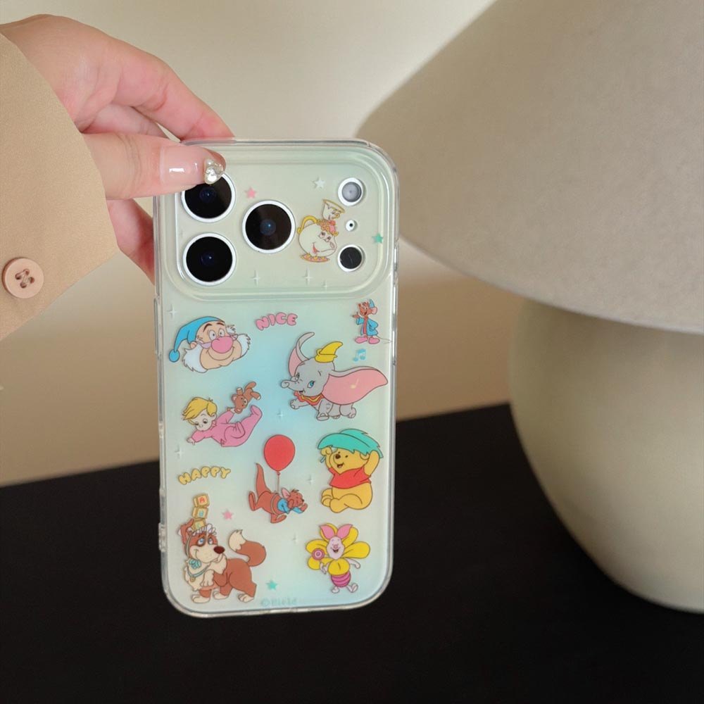 Ốp lưng cứng Tương thích với iPhone 11 12 12Pro 12ProMax 13 13Pro 13ProMax 14 14Pro 14ProMax Plus 15 15Pro 15ProMax 16 16Pro 16ProMax 17 17Pro 17ProMax Họa tiết hoạt hình Disney