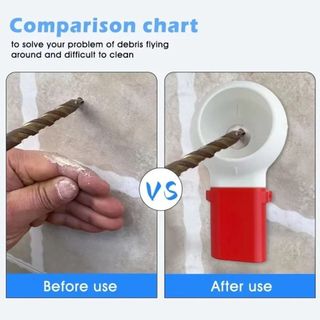 Máy hút bụi máy khoan điện MARBLEM, hộp đựng bụi mũi khoan đa năng, dụng cụ điện chống bụi