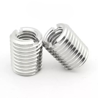 Tay áo bảo vệ ren bằng thép không gỉ 304, đai ốc ren bên trong, đai ốc chèn M8 / M10 / M12 【 JYD-ZZ-Z】