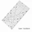 Thước Quilting KANGN, Chất liệu Acrylic Mark Thước chăn vuông, Thước cắt vải đa kích thước chất lượng cao Dự án chăn bông