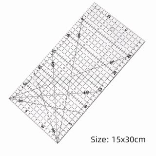 Thước quilting SAIA acrylic mark cho dự án chăn bông và cắt vải đa kích cỡ