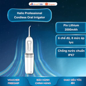 Máy tăm nước cầm tay Halio Professional Cordless Oral Irrigator - Bảo hành chính hãng 24 tháng