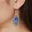 PNPIA- Dân Tộc Vintage Bohemian Đá Thiết Lập Trang Sức Quyến Rũ Không Gây Dị Ứng Nữ Bông Tai Nelaces Cho Phụ Kiện Du Lịch
